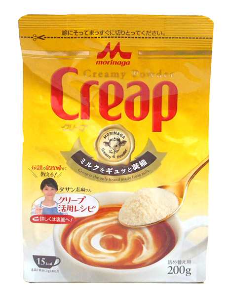 マーケット－通販サイト　マーケット　クリープ詰替用　au　森永乳業　×24個【イージャパンモール】の通販はau　２００Ｇ　信頼のディスカウントストア／イージャパン　PAY　☆まとめ買い☆　PAY