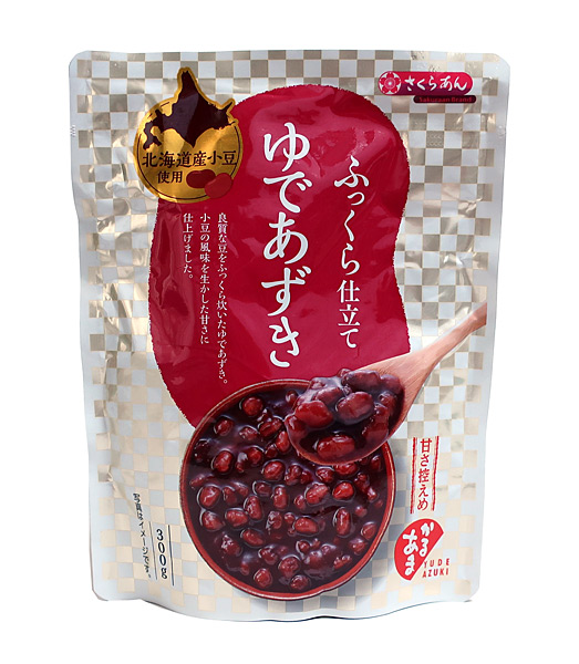 【送料無料】★まとめ買い★　さくらあん　ゆであずき　パウチ（北海道小豆）　300g　×24個【イージャパンモール】の通販は