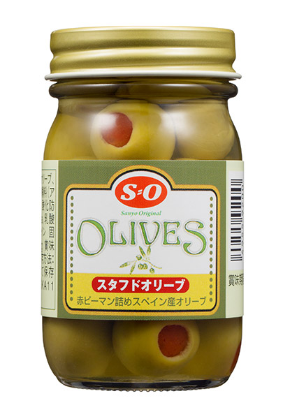 ★まとめ買い★ Ｓ＝Ｏ スタフドオリーブ   70g ×24個【イージャパンモール】