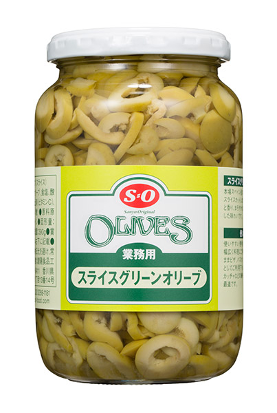 【送料無料】★まとめ買い★　Ｓ＝Ｏ　スライスグリーンオリーブ  390g　×24個【イージャパンモール】