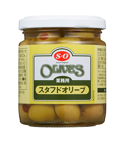 【送料無料】★まとめ買い★　Ｓ＝Ｏ　スタフドオリーブ  230g　×24個【イージャパンモール】