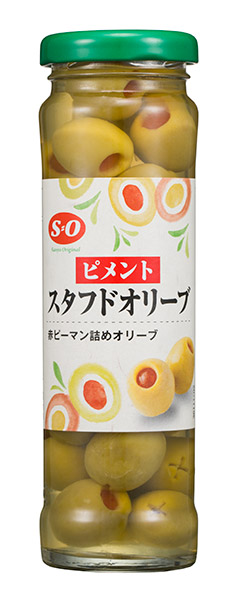 ★まとめ買い★ Ｓ＝Ｏ スタフドオリーブ  140g ×24個【イージャパンモール】