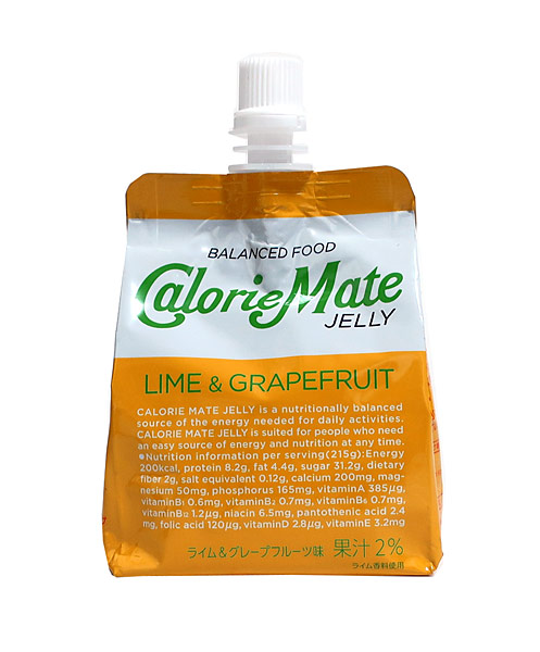 ★まとめ買い★ 大塚製薬 カロリーメイトゼリーライム&グレープフルーツ 215g ×24個【イージャパンモール】