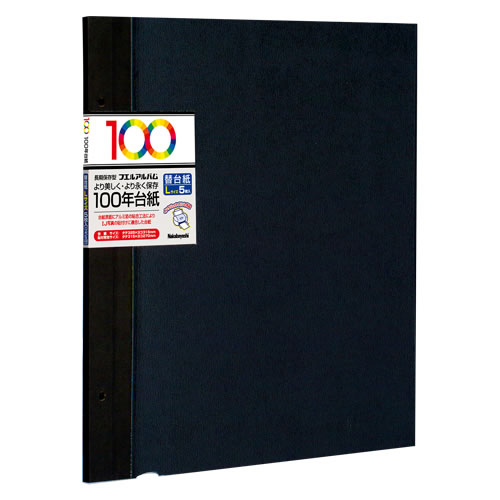 ★まとめ買い★ナカバヤシ　100年台紙/Lサイズ5枚入り/D　アH-LFR-5-D　×25個【返品・交換・キャンセル不可...