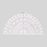 ★まとめ買い★岡本製図器械　分度器　15cm　B-15　(39-0015)　×30個【返品・交換・キャンセル不可】【...
