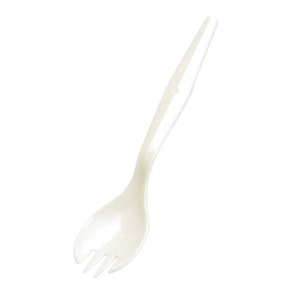 フォークスプーン　＃１４０　白　単袋　　３０束（３０００本）【イージャパンモール】