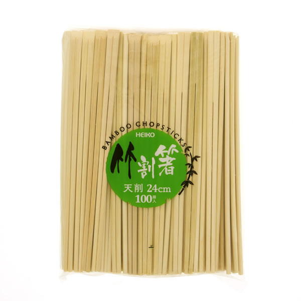 ヘイコー竹割箸　天削　２４ｃｍ　30束（3000膳）【イージャパンモール】の通販は