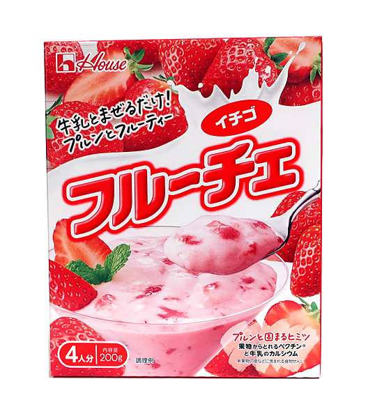 送料無料】☆まとめ買い☆ ハウス フルーチェ イチゴ 200ｇ ×30個