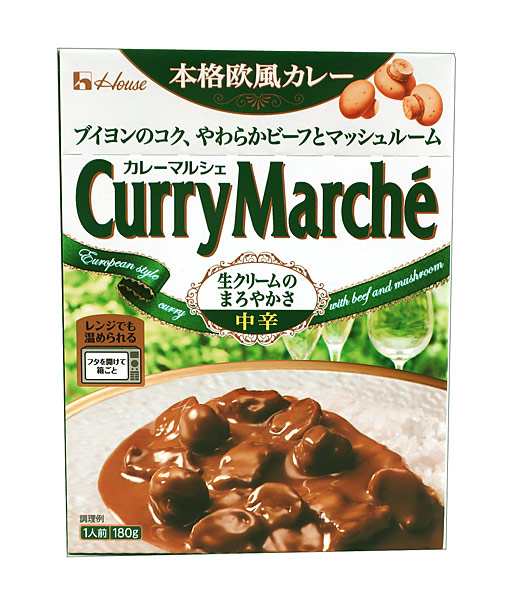 ★まとめ買い★　ハウス　カレーマルシェ　中辛　１８０ｇ　×30個【イージャパンモール】