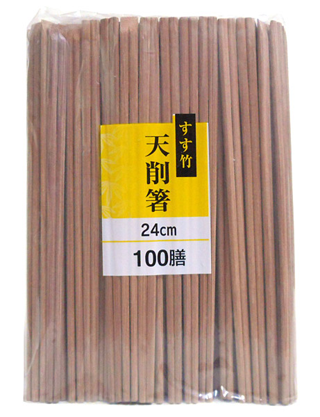 ★まとめ買い★　大和　すす竹天削箸　２４ｃｍ　１００膳　×30個【イージャパンモール】の通販は