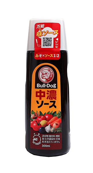 ★まとめ買い★　ブルドック　中濃ソース　３００ｍｌ　　×30個【イージャパンモール】