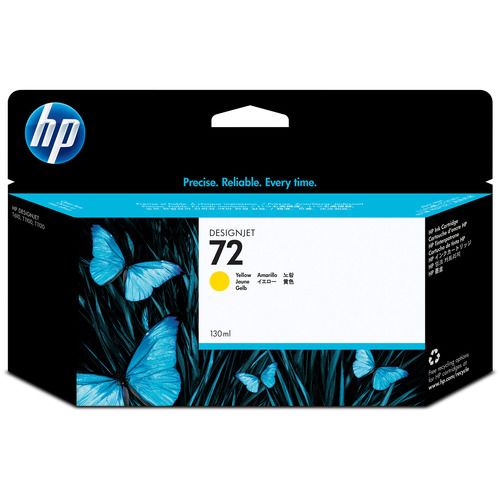 HP72 インクカートリッジ イエロー 130mL 染料系 C9373A 1個