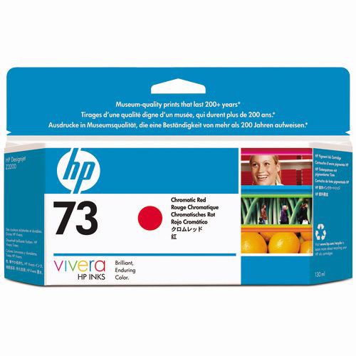 HP HP73 インクカートリッジ クロムレッド 130ml 顔料系 1個