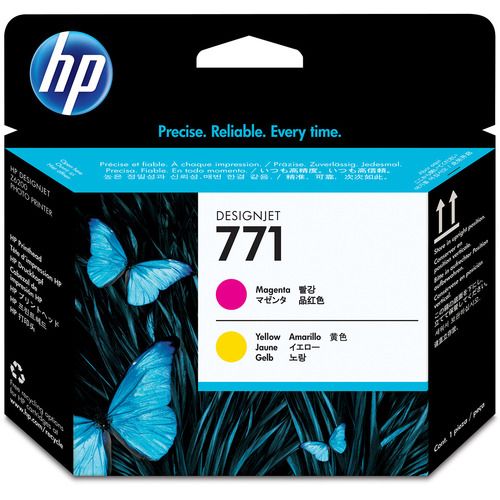 【送料無料】【個人宅届け不可】【法人（会社・企業）様限定】HP771　プリントヘッド　マゼンタ/イエロー　CE018A　...