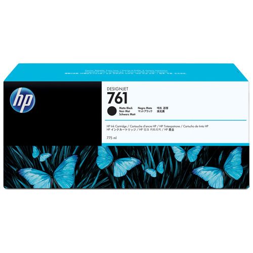 HP761 インクカートリッジ マットブラック 775mL 顔料系 CM997A 1個