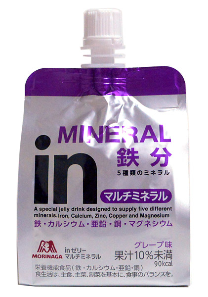 ★まとめ買い★　森永製菓　ｉｎゼリー　マルチミネラル　１８０Ｇ　×36個【イージャパンモール】 6,289円