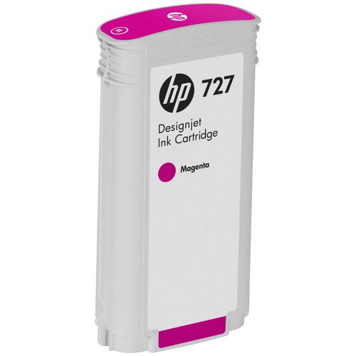 HP727　インクカートリッジ　染料マゼンタ　130mL　B3P20A　1個