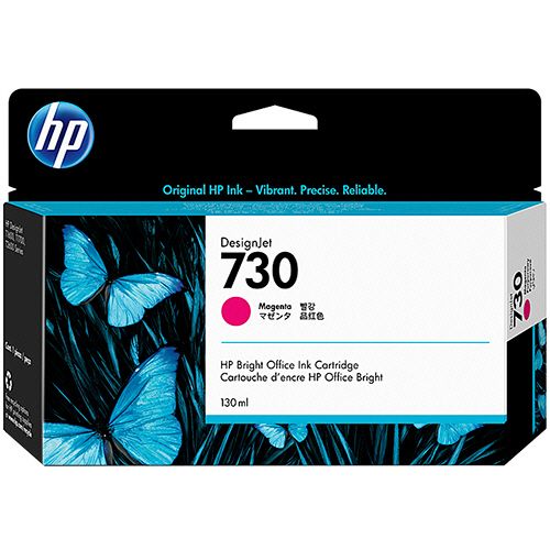 【送料無料】【個人宅届け不可】【法人（会社・企業）様限定】HP730　インクカートリッジ　マゼンタ　130mL　P2V6...