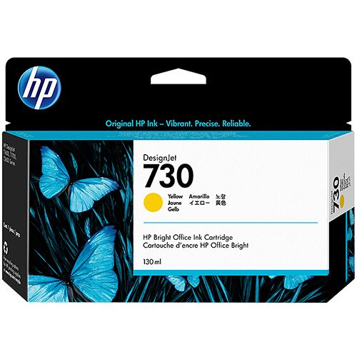 【送料無料】【個人宅届け不可】【法人（会社・企業）様限定】HP730　インクカートリッジ　イエロー　130mL　P2V6...