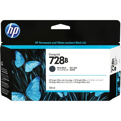 HP728B インクカートリッジ ブラック 130mL 3WX26A 1個
