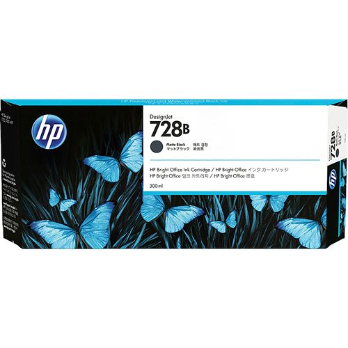 ＨＰ７２８Ｂ　インクカートリッジ　ブラック　３００ｍＬ　３ＷＸ３０Ａ　１個