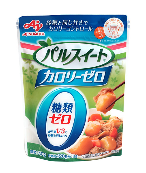 ★まとめ買い★　味の素　パルスイートカロリーゼロ袋　１４０ｇ　×40個【イージャパンモール】