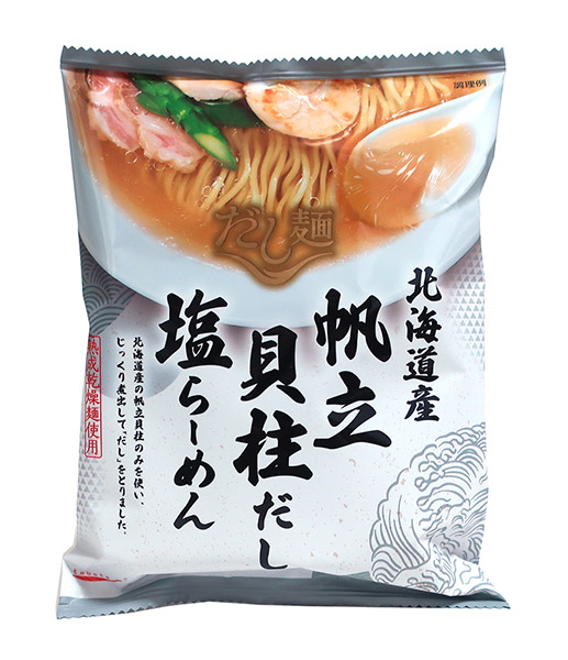 ★まとめ買い★　国分グループ本社　だし麺北海道産帆立貝柱だし塩ラーメン 112g　×40個【イージャパンモール】の通販はラーメン