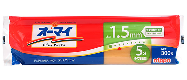 【送料無料】★まとめ買い★　ニップン　オーマイ　スパゲッティ 1.5mm　300ｇ　×40個【イージャパンモール】 6,376円