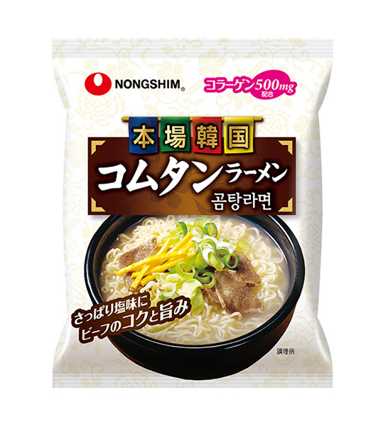 ★まとめ買い★　農心ジャパン　本場韓国コムタンラーメン 袋麺　111ｇ　×40個【イージャパンモール】の通販は 5,606円