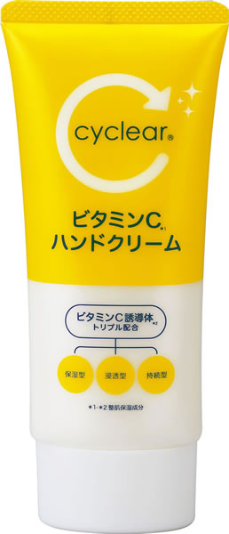 ★まとめ買★　熊野油脂株式会社　ｃｙｃｌｅａｒ　ビタミンＣ　ハンドクリーム　８０ｇ　×４８個【イージャパンモール】