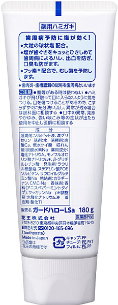 【送料無料】★まとめ買い★　つぶ塩薬用ハミガキ　スタンディングチュ−ブ１８０ｇ　×48個【イージャパンモール】_1