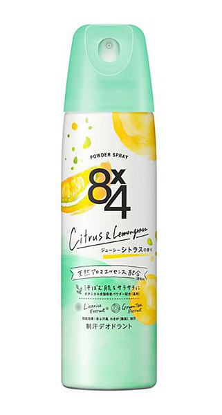 ★まとめ買い★　花王　８ｘ４　パウダースプレー　ジューシーシトラスの香り　１５０ｇ　×48個【イージャパンモール】