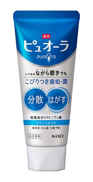★まとめ買い★　花王　薬用ピュオーラ　ハミガキ　クリーンミント　１１５ｇ　×48個【イージャパンモール】