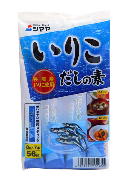 ★まとめ買い★　シマヤ　いりこだしの素　顆粒　５６ｇピロー（８ｇ×７本）　×60個【イージャパンモール】