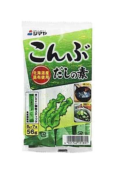 ★まとめ買い★　シマヤ　こんぶだしの素　顆粒　５６ｇピロー（８ｇ×７本）　×60個【イージャパンモール】