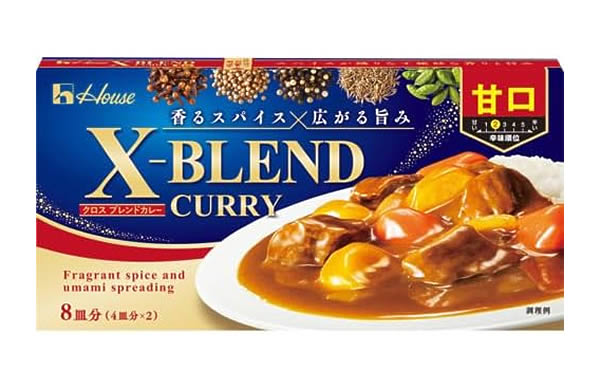 ★まとめ買い★　ハウス食品　クロスブレンドカレー　甘口　140ｇ　×60個【イージャパンモール】 11,220円