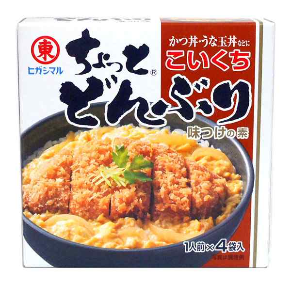 【送料無料】★まとめ買い★　東丸　ちょっとどんぶり　こいくち　４袋入　×60個【イージャパンモール】の通販は