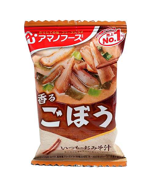 【送料無料】★まとめ買い★　天野　いつものおみそ汁　ごぼう　９ｇ　×60個【イージャパンモール】レトルト食品
