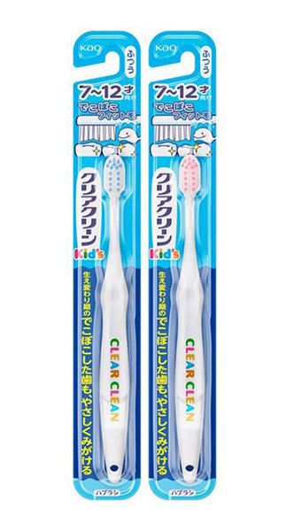 【送料無料】★まとめ買い★　花王　クリアクリーンキッズハブラシ　７-１２才向け　１本　×72個【イージャパンモール】