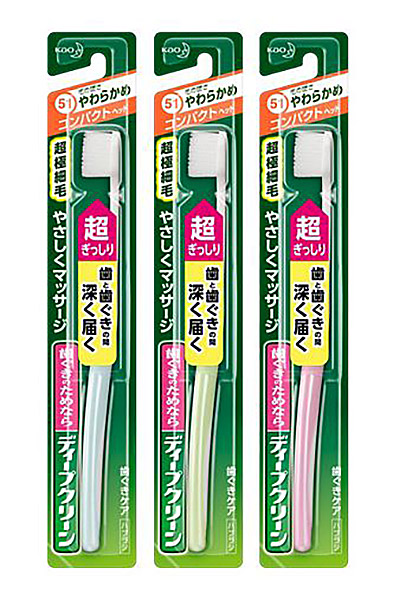 ★まとめ買い★　花王　ディープクリーンハブラシ　コンパクト　やわらかめ　1本　×72個【イージャパンモール】