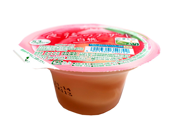 【送料無料】★まとめ買い★　ブルボン　食後のデザート白桃　140ｇ　×72個【イージャパンモール】