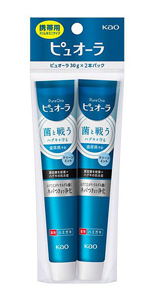 ★まとめ買い★　ピュオーラ　ハミガキ　クリーンミント　ミニ　３０ｇ×２　×96個【イージャパンモール】