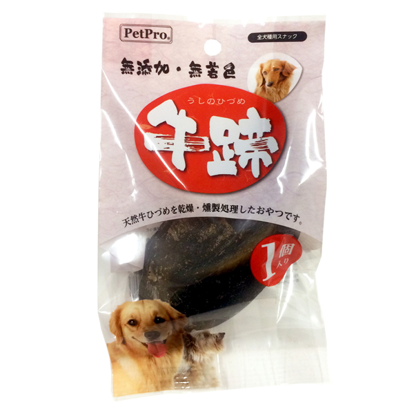 ★まとめ買い★　ペットプロ　牛ひづめ　１個入り　×１００個【イージャパンモール】