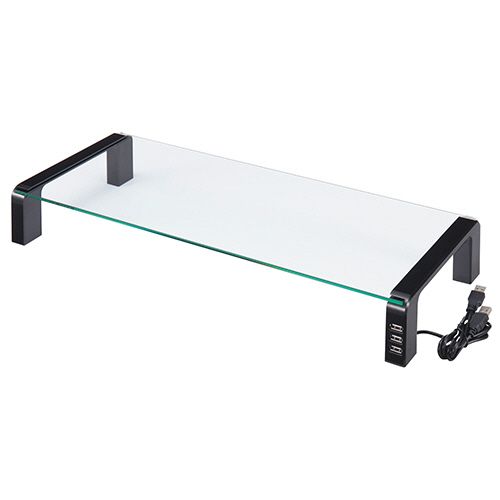 【送料無料】【個人宅届け不可】【法人（会社・企業）様限定】デスクボード USBハブ付 W550×D230×H80mm 天...の通販は 6,855円