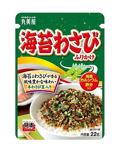 【送料無料】★まとめ買い★　丸美屋　海苔わさびふりかけ NP　22G　×120個【イージャパンモール】の通販は