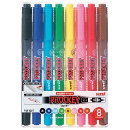 ユニプロッキー細字＋極細１２色１０セット【返品・交換・キャンセル不可】【イージャパンモール】の通販は 9,954円