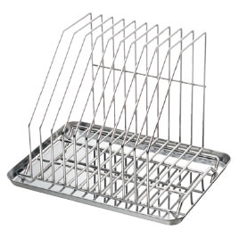 まな板スタンド１０枚立（受皿付）【返品・交換・キャンセル不可】【イージャパンモール】の通販は