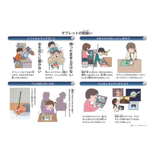 タブレットＰＣを使おう！ポスター版【返品・交換・キャンセル不可】【イージャパンモール】_1