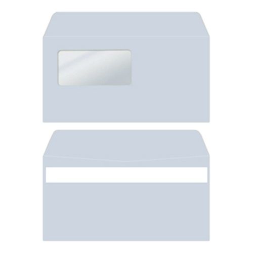 窓付封筒(アクア)シールのり付き W217×H109mm 1箱(200枚)の通販は 8,557円