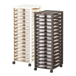 アプロスＢ４浅型１５段アイボリー【返品・交換・キャンセル不可】【イージャパンモール】の通販は